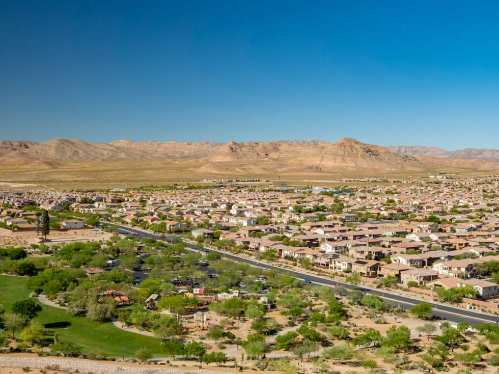 Enterprise, one of the largest cities in Nevada