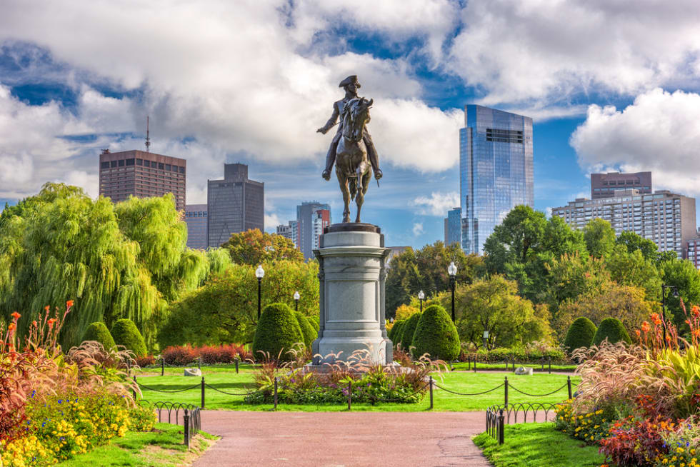 George Washington Monument in Boston