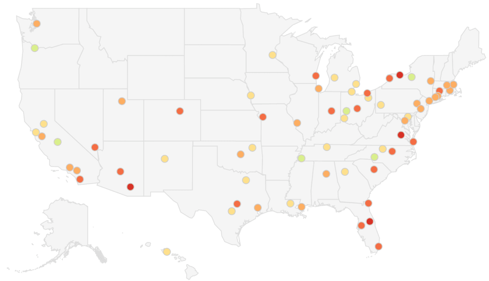 Change in homeownership, 2007-2016