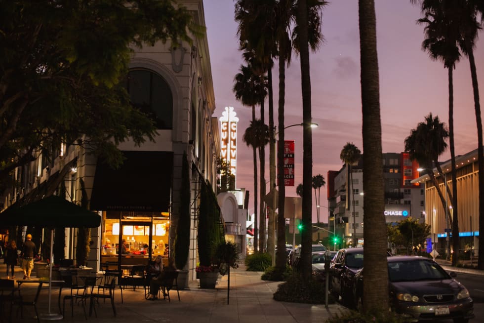 Downtown of Culver City, California