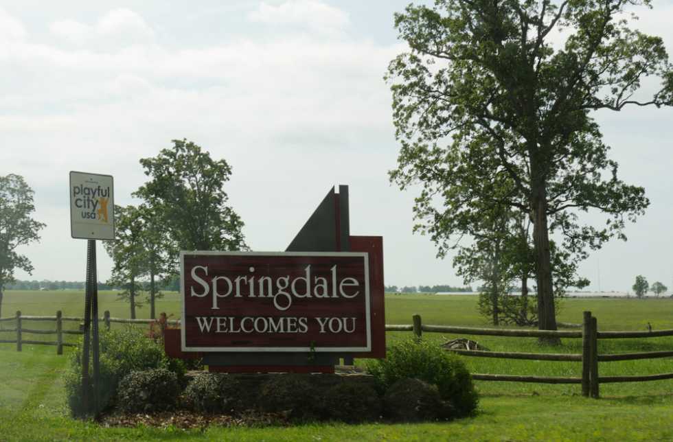 Springdale, one of the largest cities in Arkansas