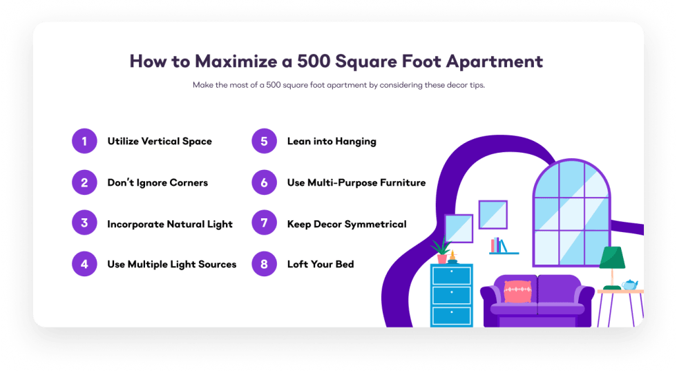 How to Maximize a 500 Square Foot Apartment