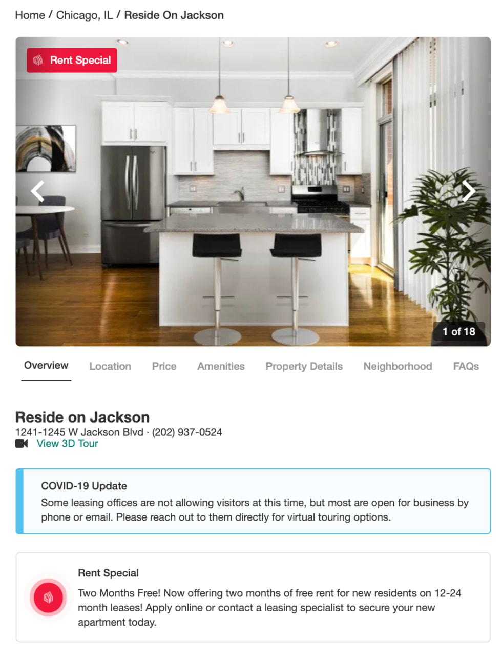 Move in Specials