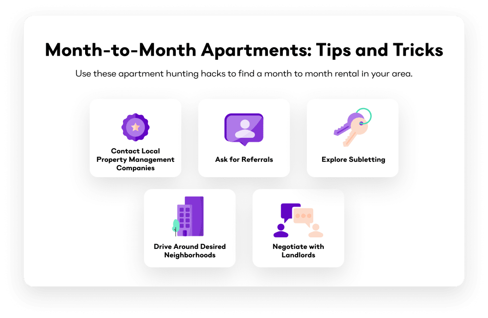 Month-to-Month Apartments: Tips and Tricks
