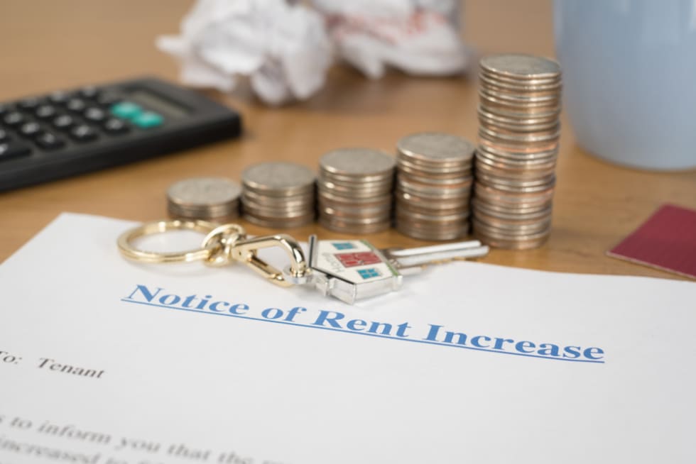 notice for increasing rent