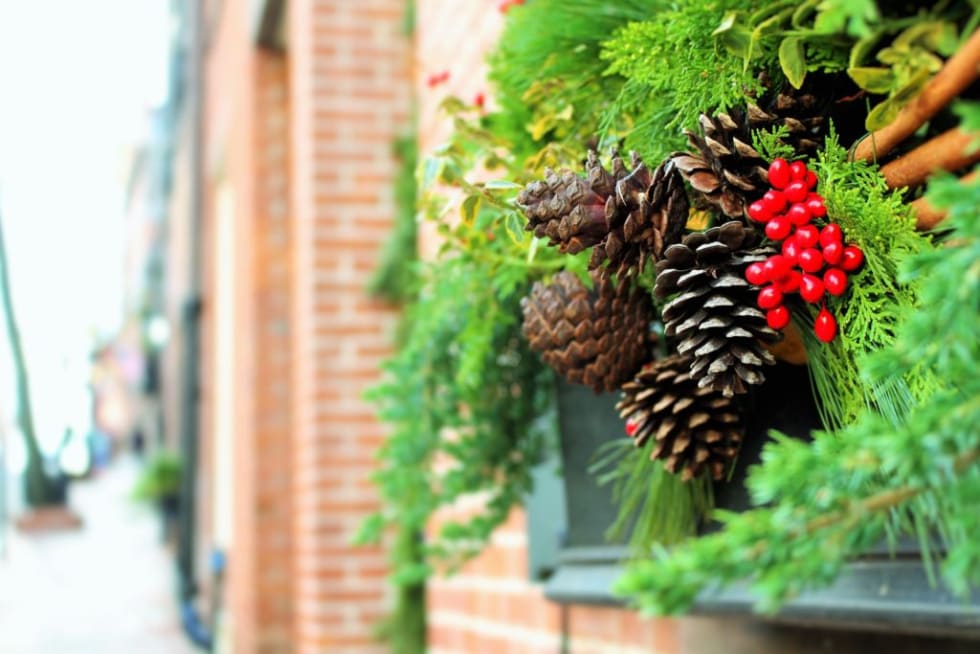 Pinecone wreath