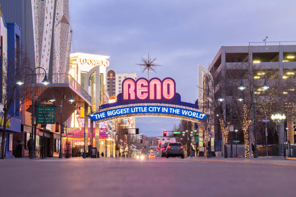 Reno Arch in the Morning