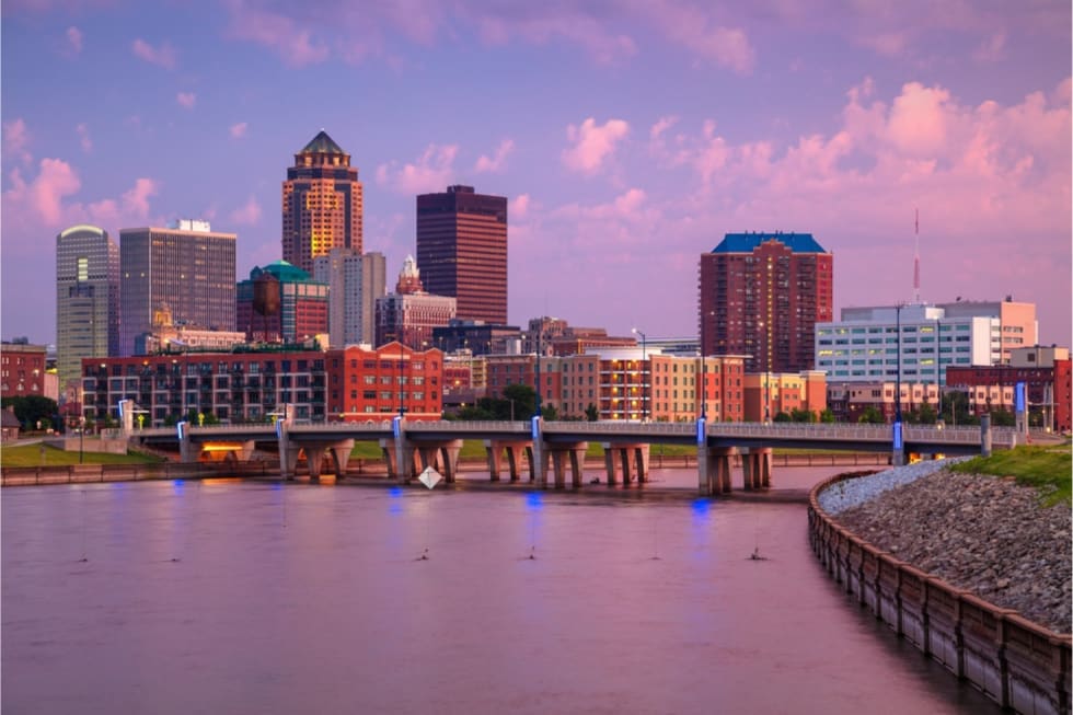 Largest Cities in Iowa - 1