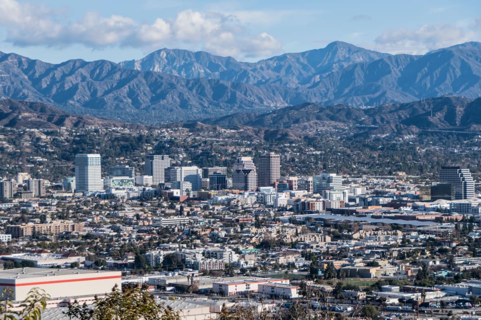 Glendale cities near Los Angeles