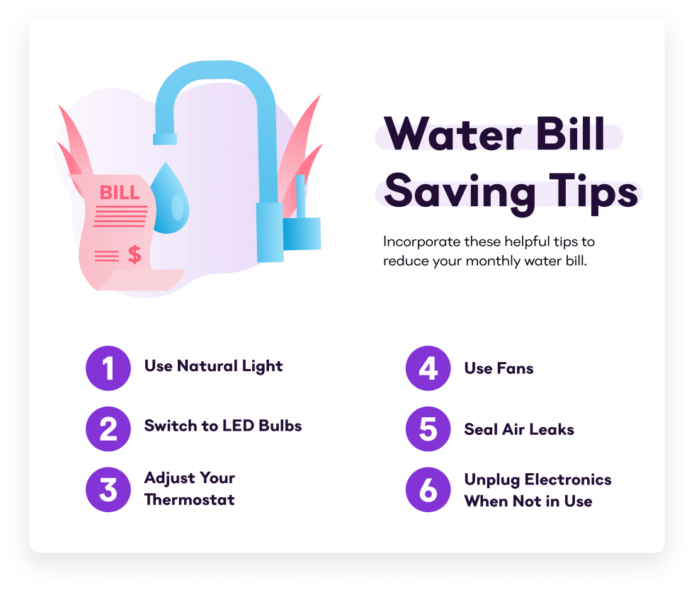 Water Bill Saving Tips