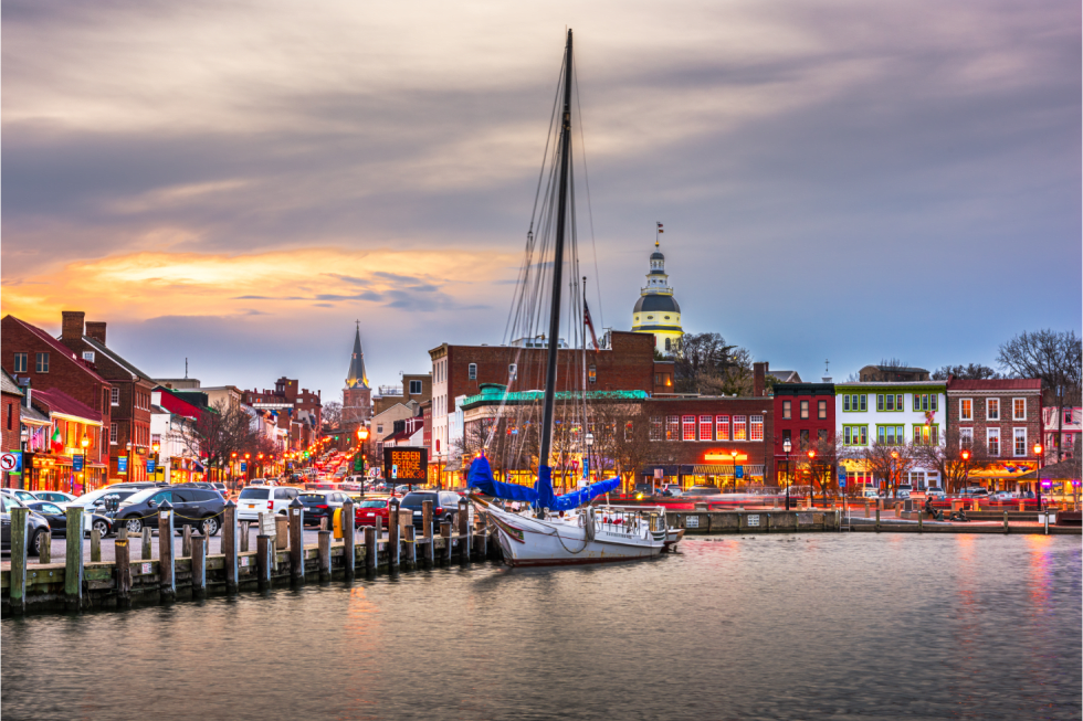Annapolis, Maryland cities near Washington DC