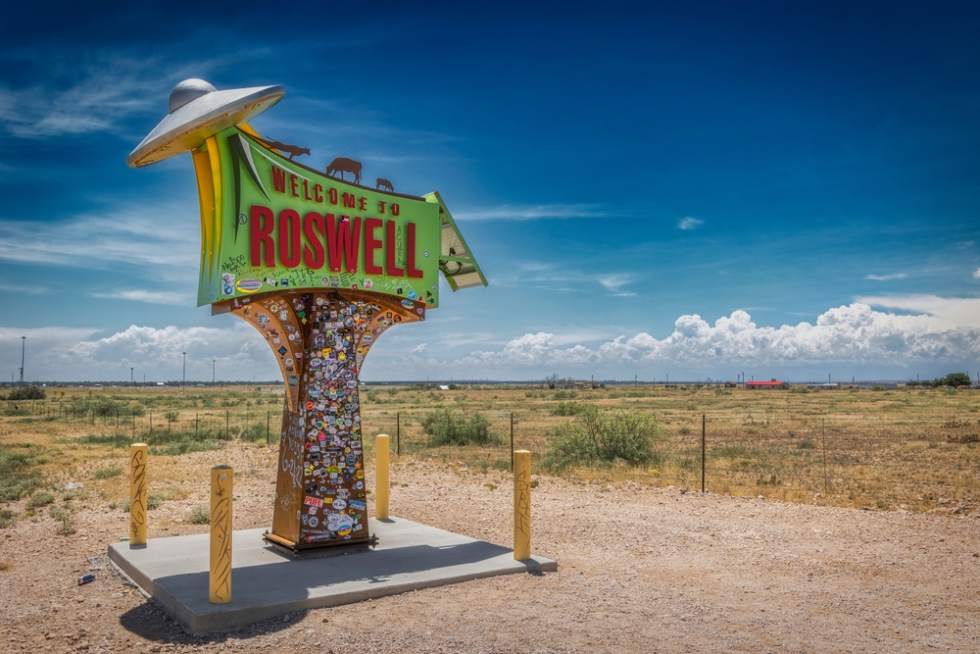 Roswell, one of the largest cities in New Mexico