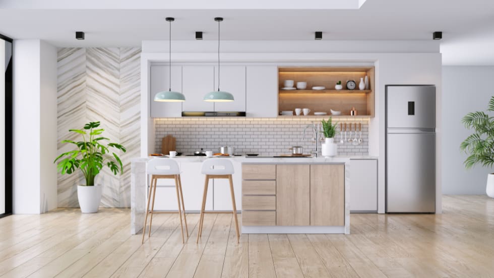 Modern Contemporary kitchen room interior