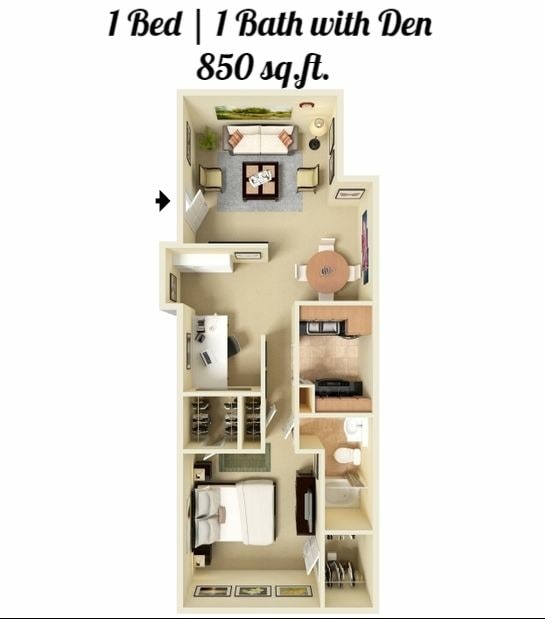 The Establishment at 1800 Apartments – 4-408