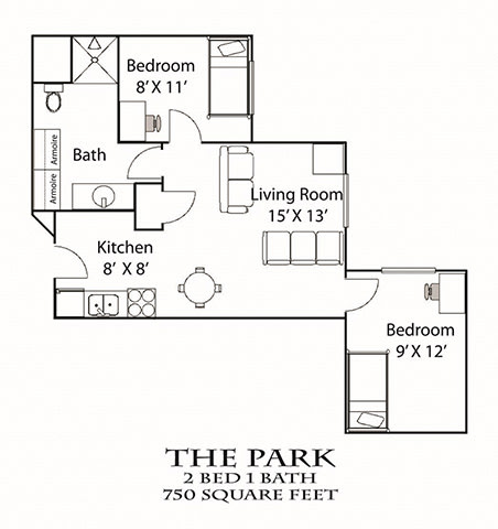 Bierman Place Student Housing – The Park - By-the-bed