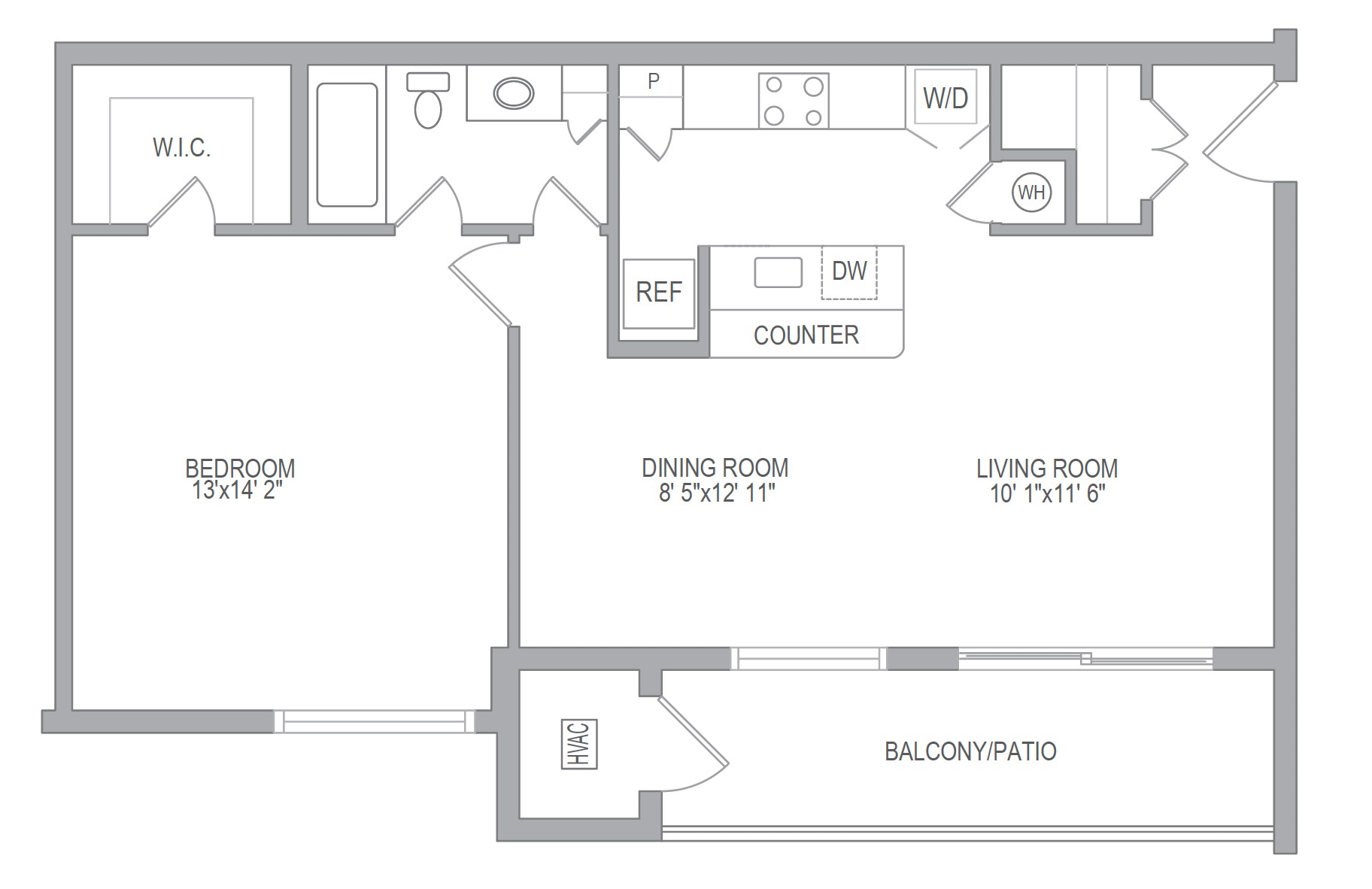 Cavalier Court – 1BR/1BA HANDICAP ACCESSIBLE