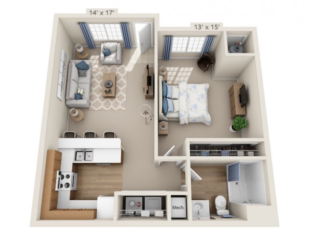 55+ Active Adult Apartment Homes – 1089