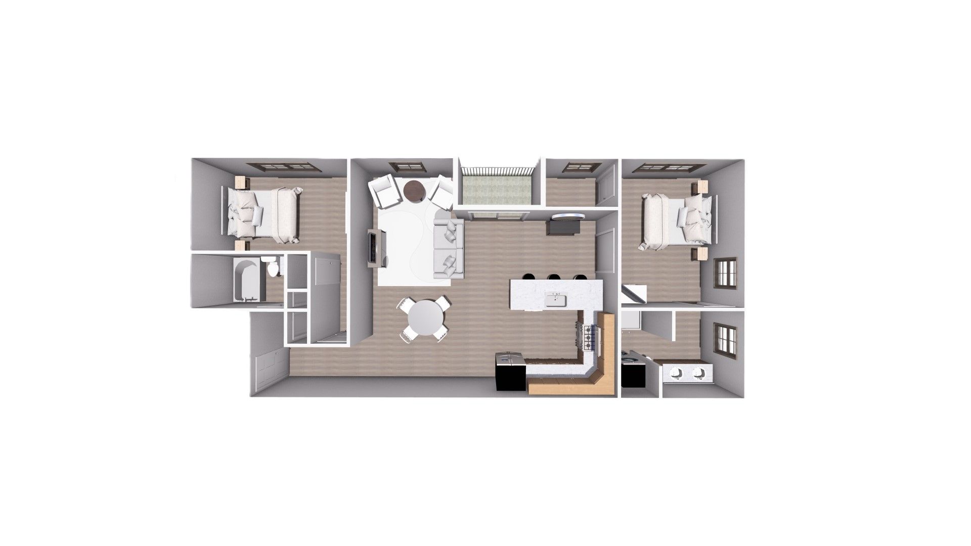 Apartments On Main – 2 beds, 2 baths, $2100