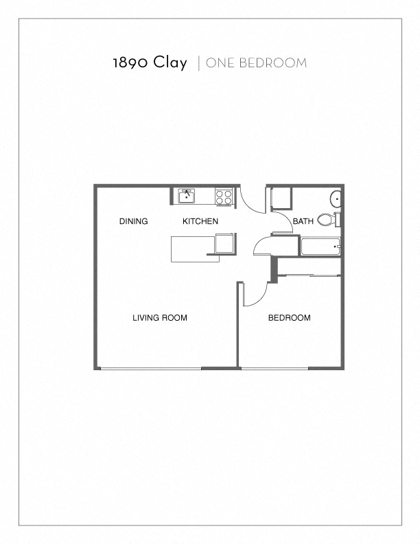 Clay Park Tower Apartments – 1 Bed, 1 Bath A