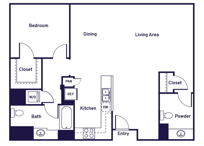 Haven at Del Mar Station Apartments – 3-107