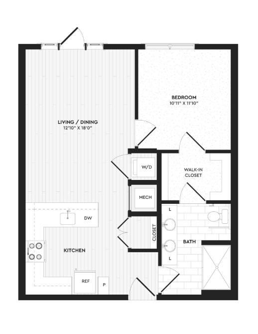 The Anchorage – A1 | 1 Bed | 1 Bath