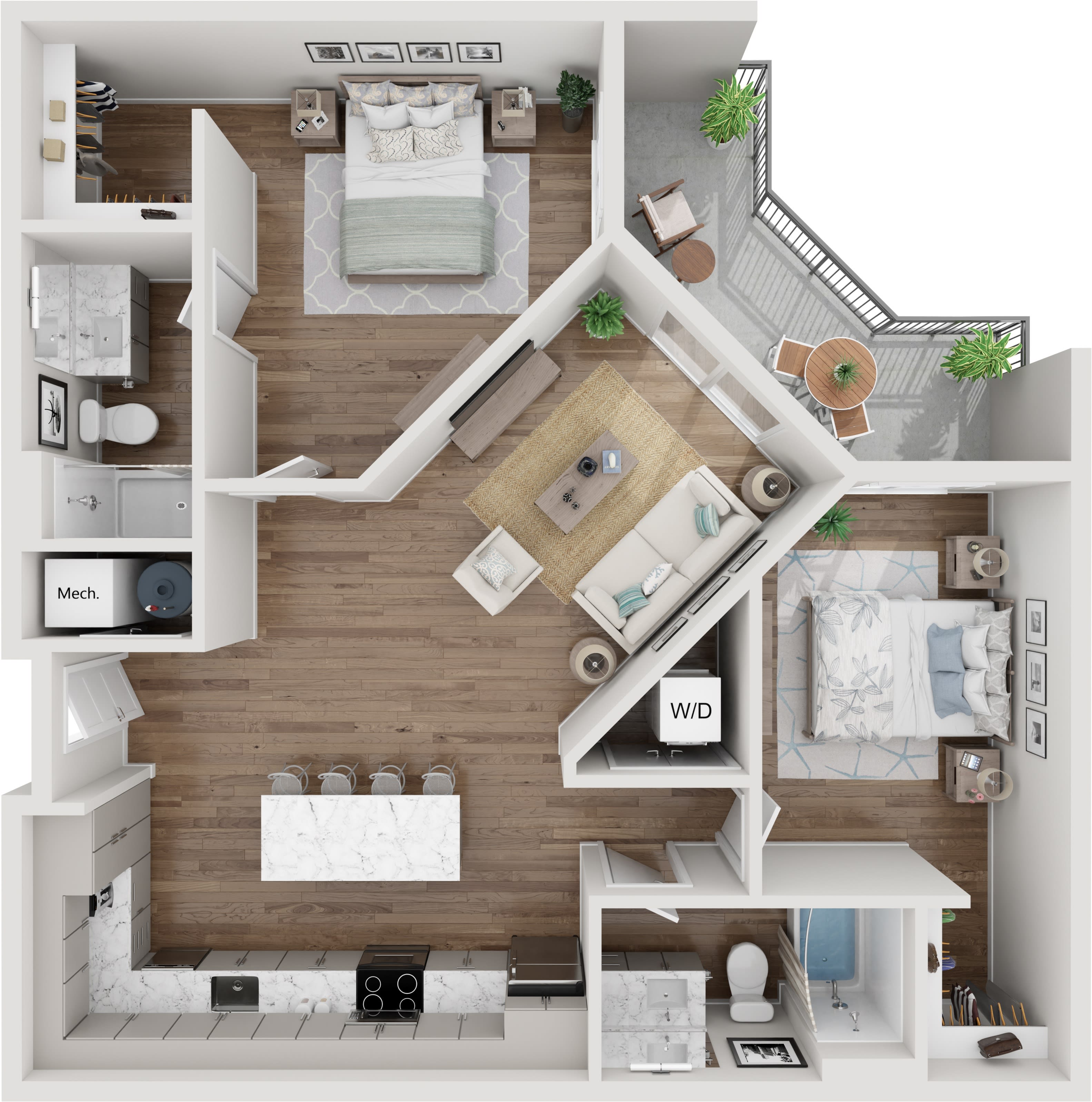 SevenO2 Main Apartments – 422