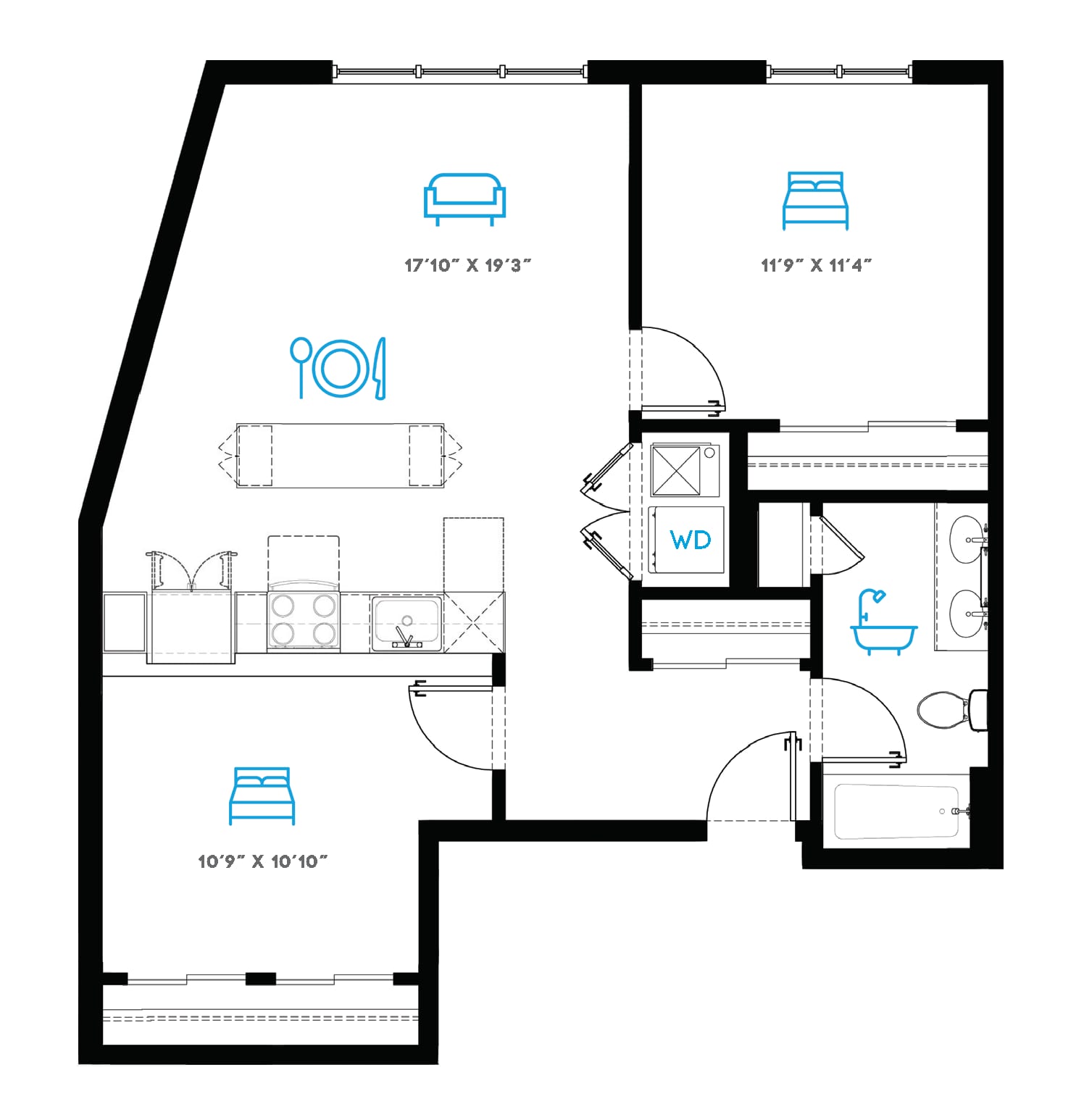 Luxe Logan Square – 312N