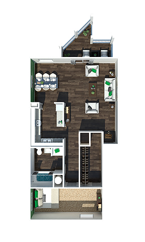 Hudson on the Greenway Apartments – 73B