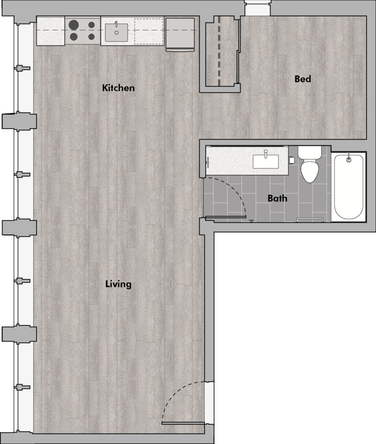 Urban Living at Lowery – 203