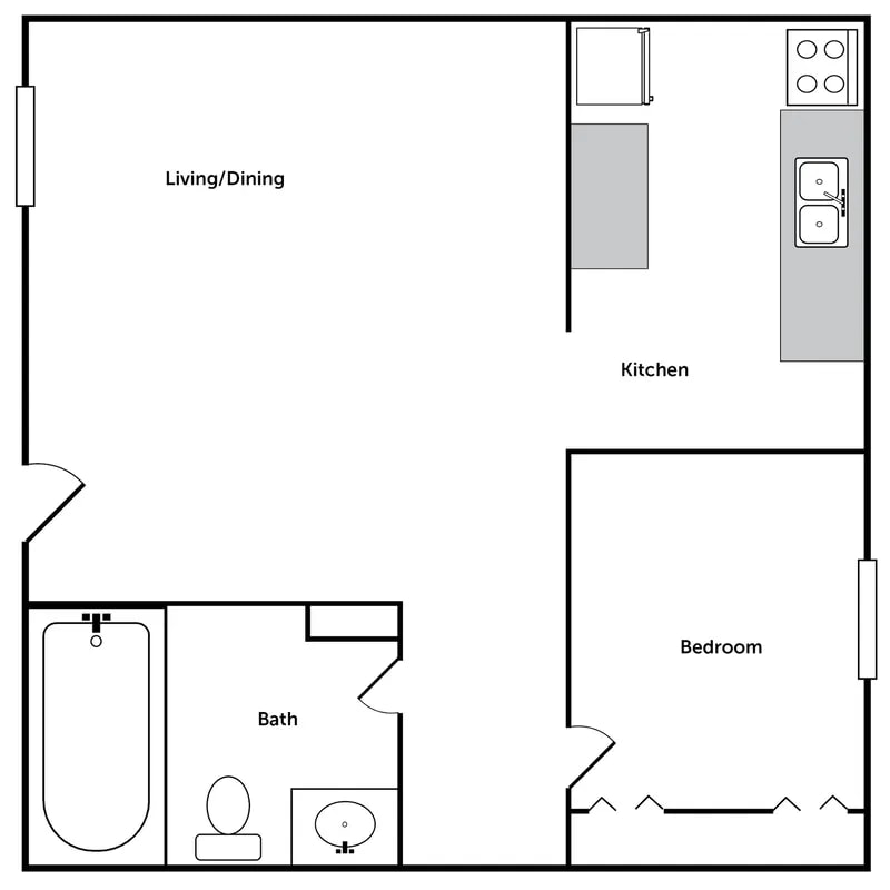 Residences at the Union – 3-00-206E