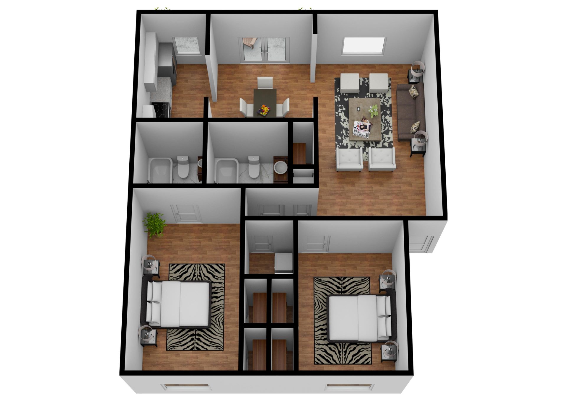 Riverbank – 2 beds, 2 baths, $1140