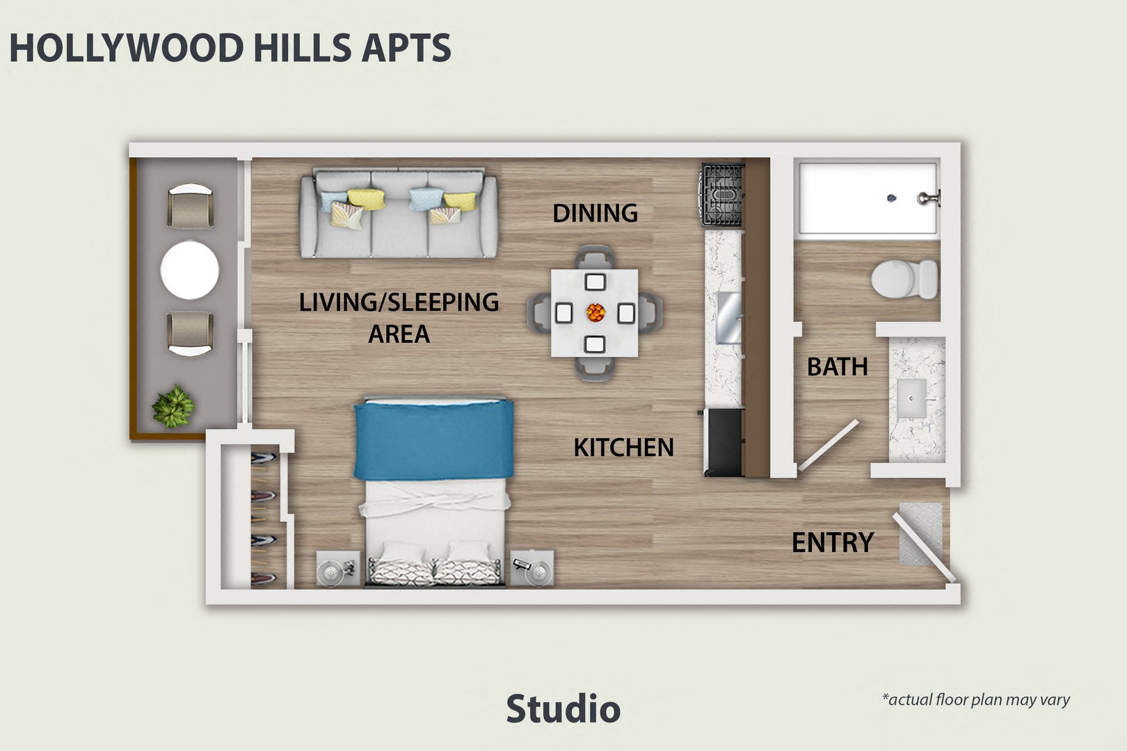 Hollywood Hills Apartments – D