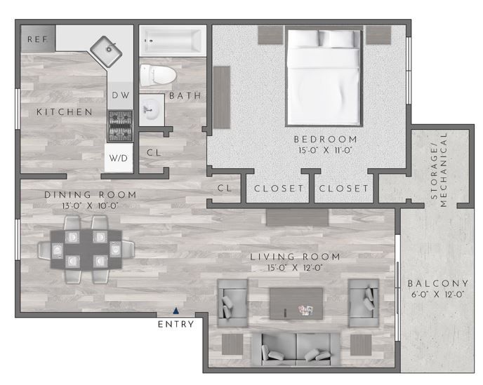 Eagle Rock Apartments at Bel Air North – 17-E