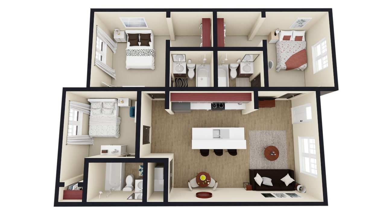 The Quarters Ames – Private - Priced By Bed