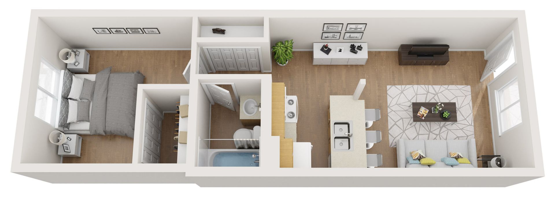 The Grove off North – 1 bed, 1 bath, $1100