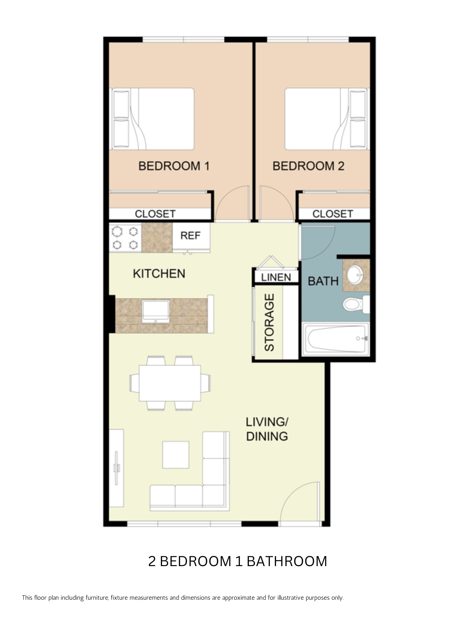 Cambridge Park and Cluster Park – Cambridge 2 Bed 1 Bath