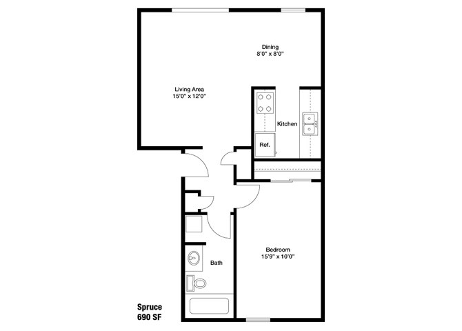 WatersEdge Denton Apartments – 1947F