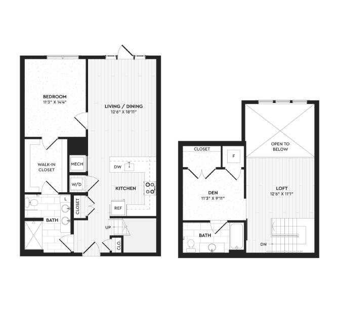 The Anchorage – A2+L | 1 Bed | 2 Bath | Loft