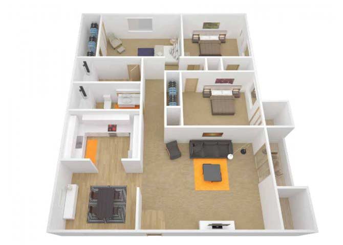 The Grove at Davis – 3 Bedroom 2 Bath