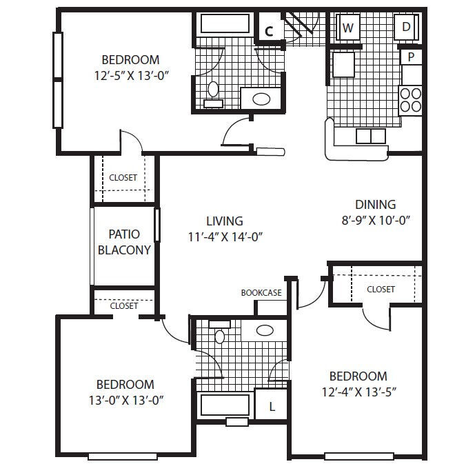 Treymore City Place Apartments – 1201