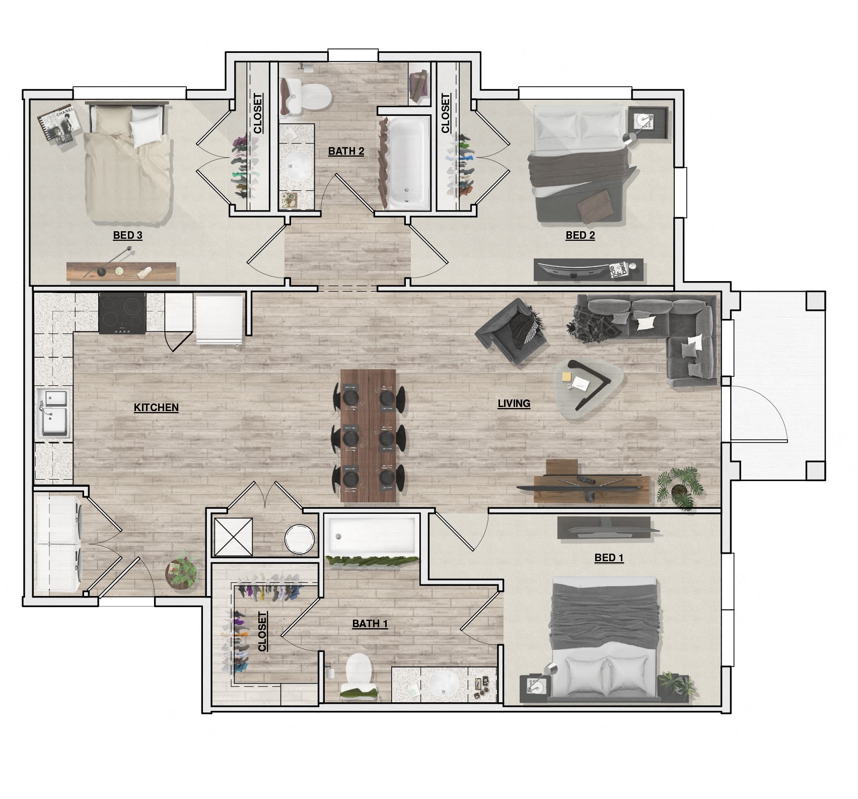 Madison Palms – 3 Bedroom 2 Bath