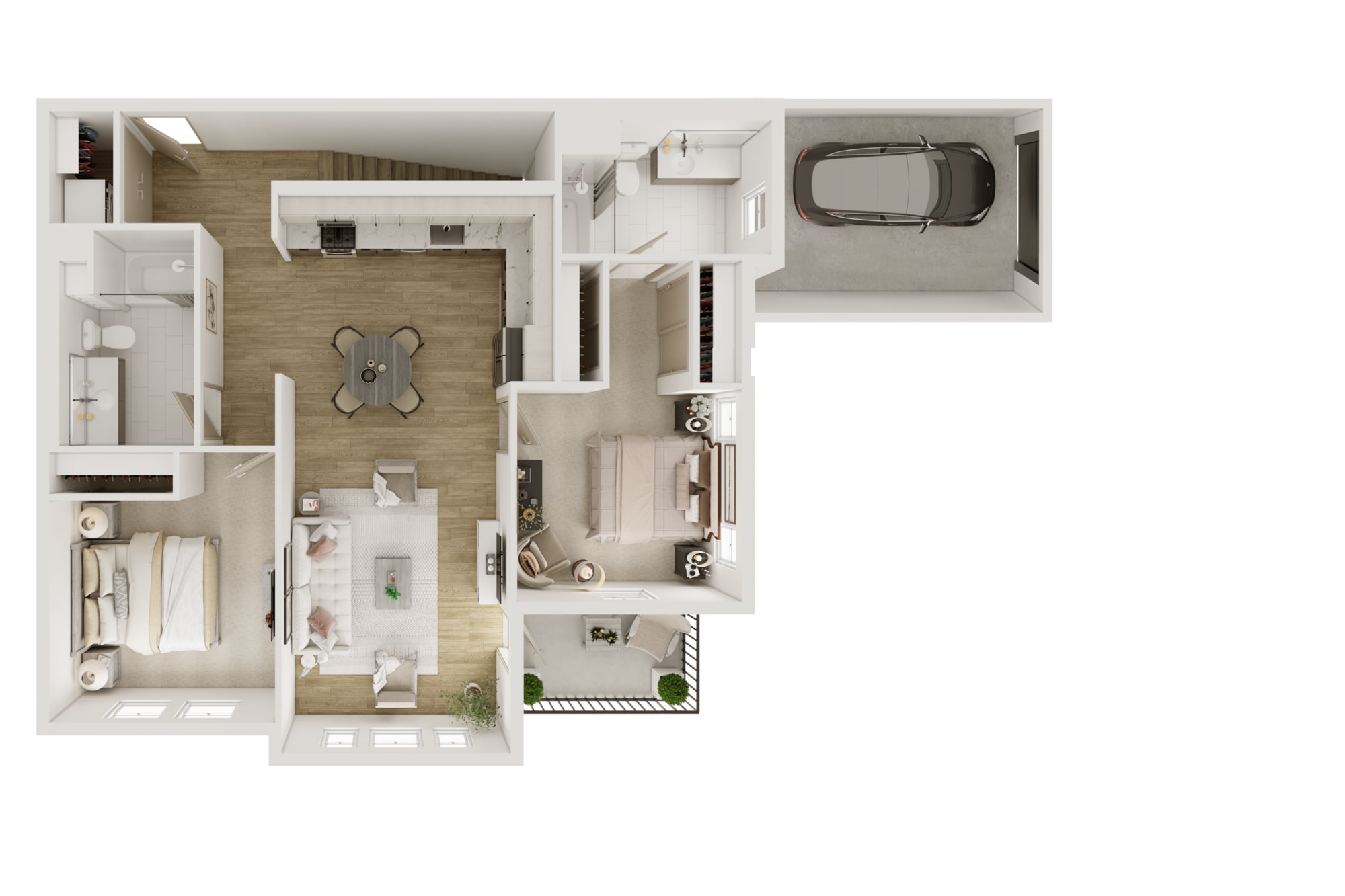 Broadstone Villas – 2BD 2BTH B1