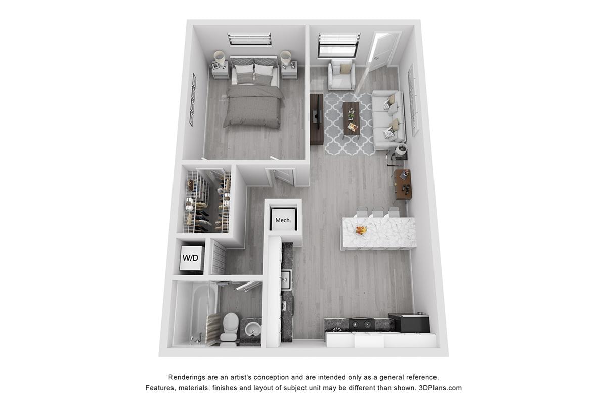 Elon at Winter Park – 1 Bedroom