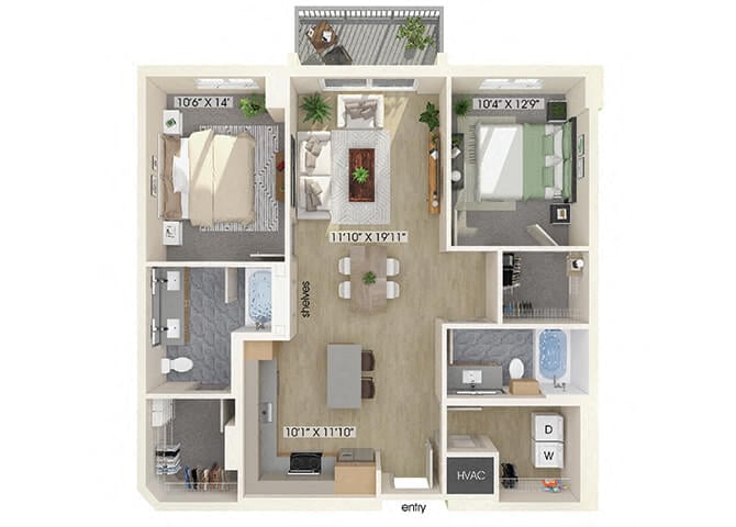 Treo Apartments – 832