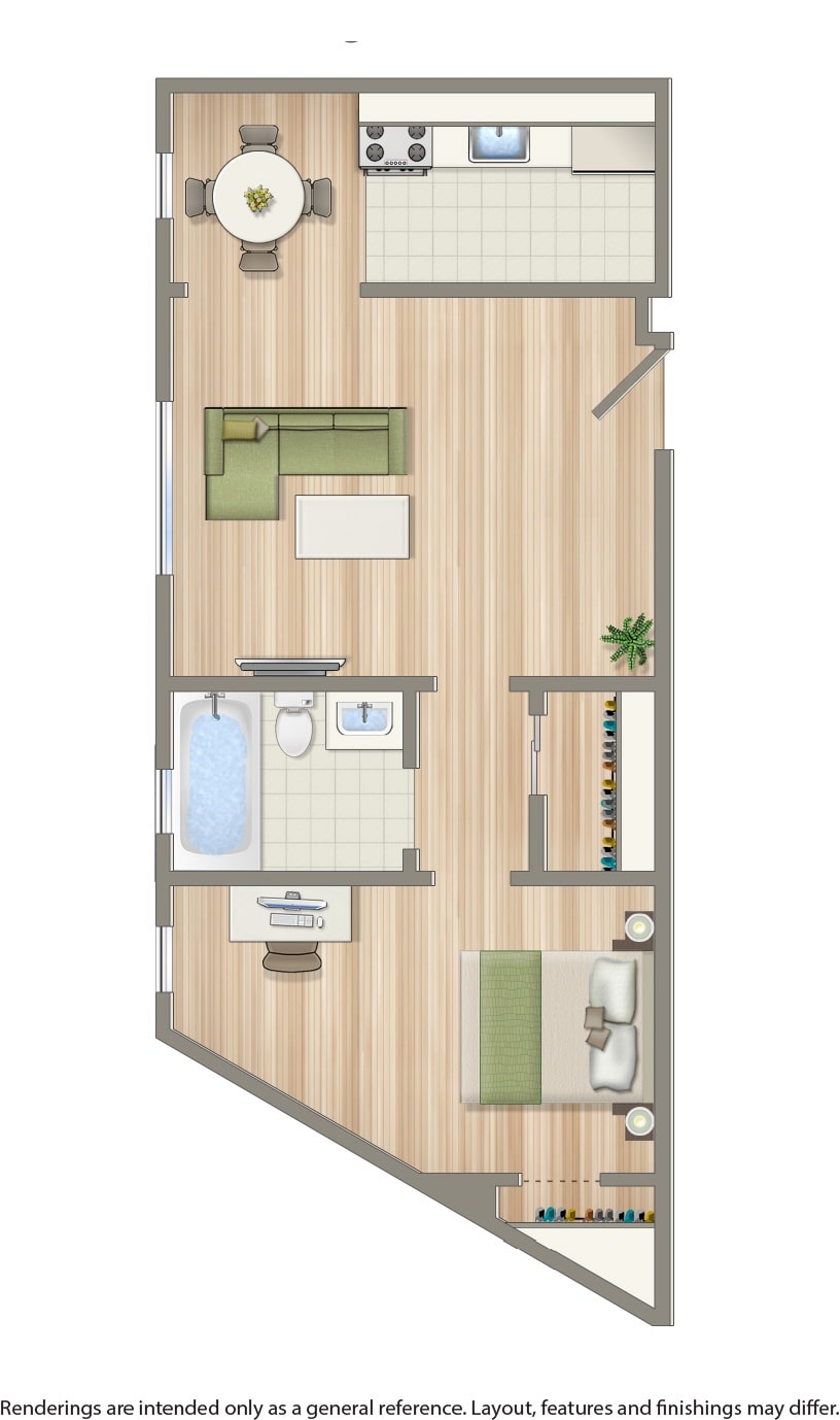 Parkside – One Bedroom B