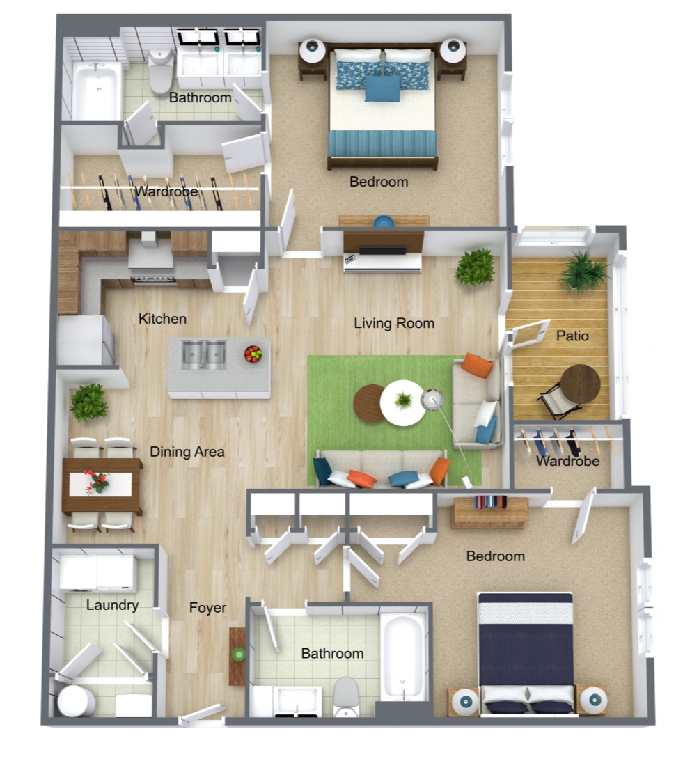 Alcove Garner Apartments – 207-207-306