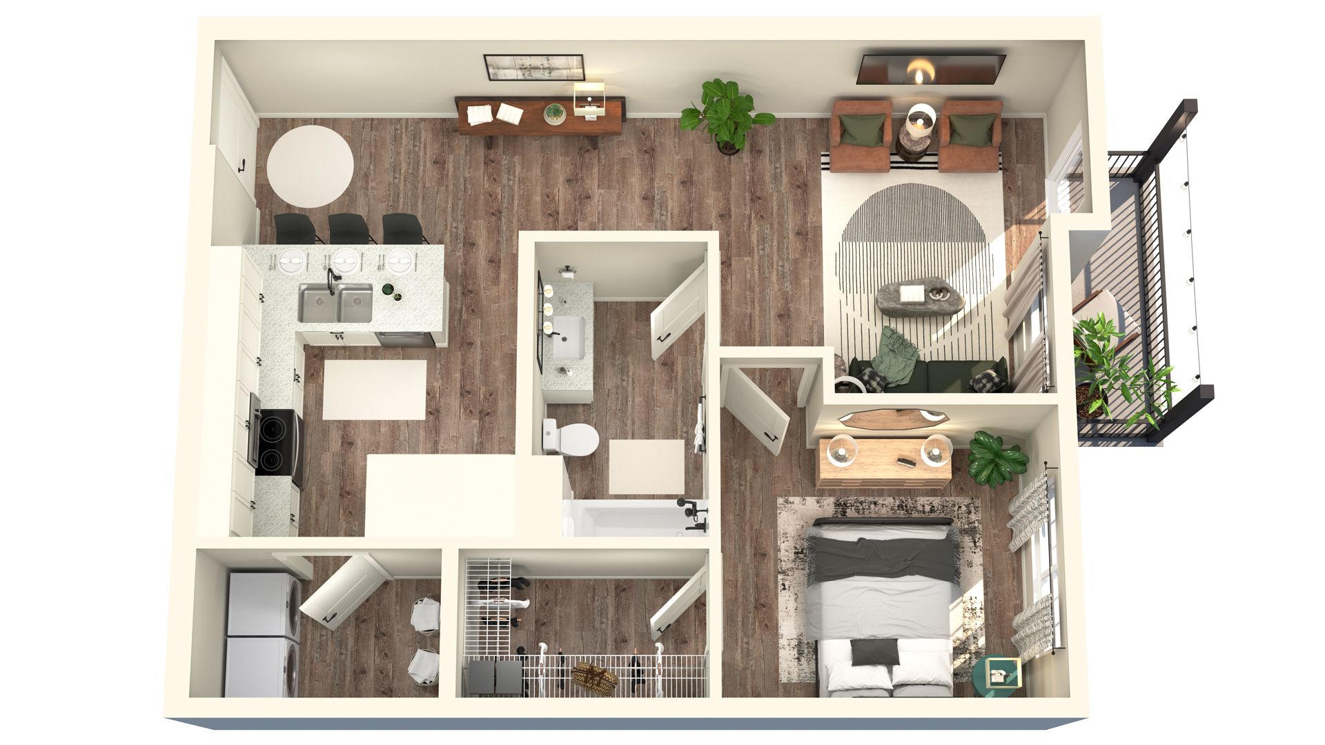 Treesort Luxury Living – 1 bed, 1 bath, $1450