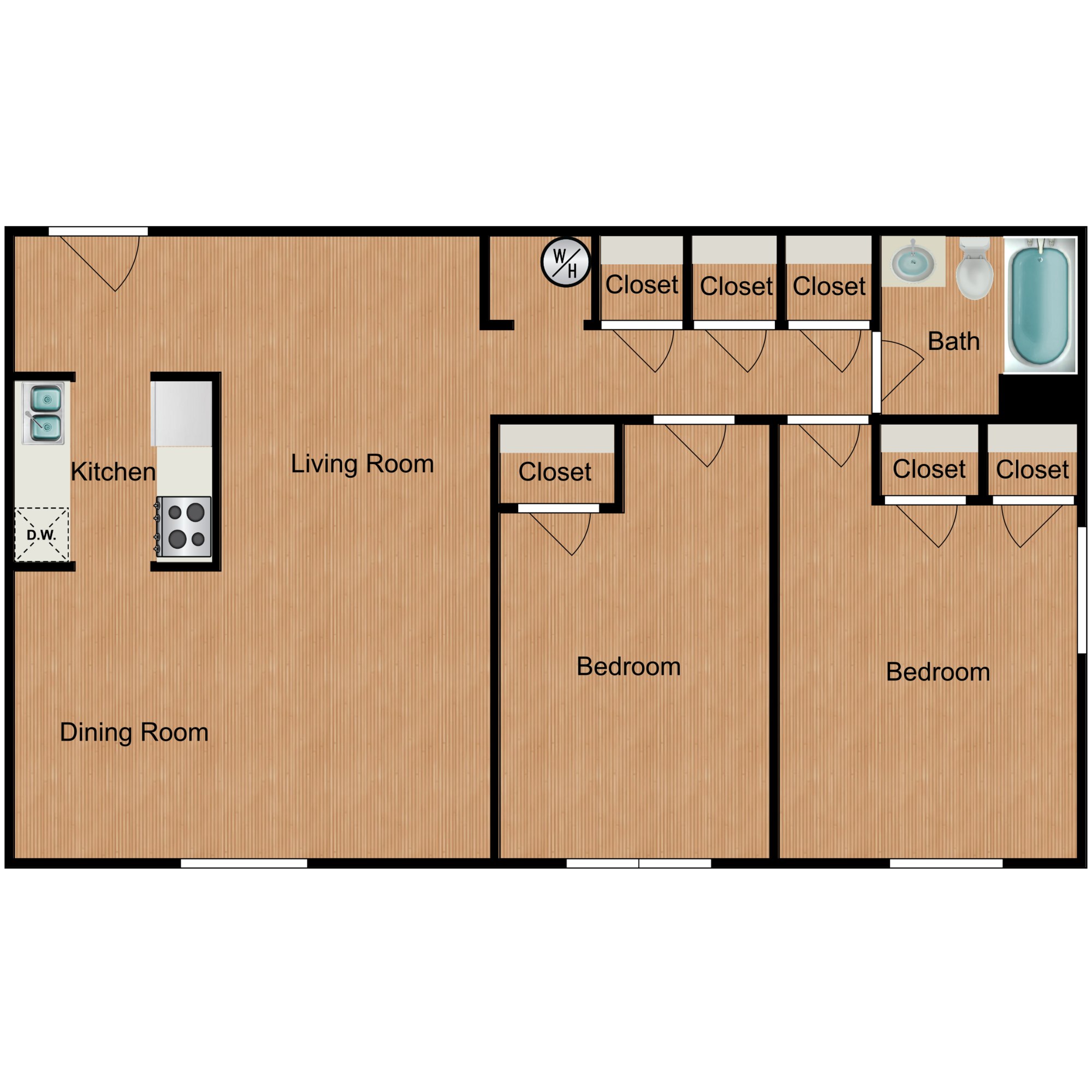South Pointe Apartment Home – 21H