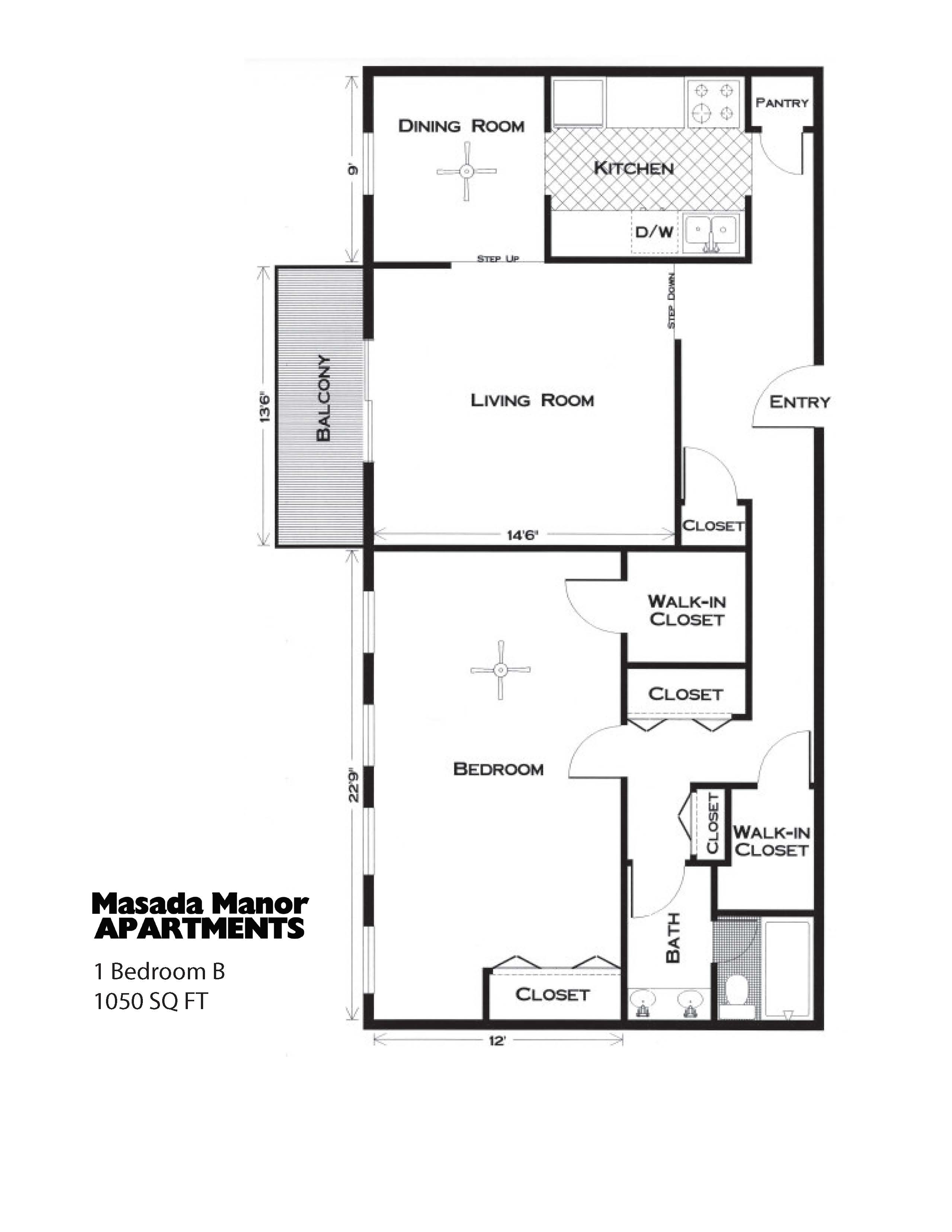 Masada Manor – 1.1bedB