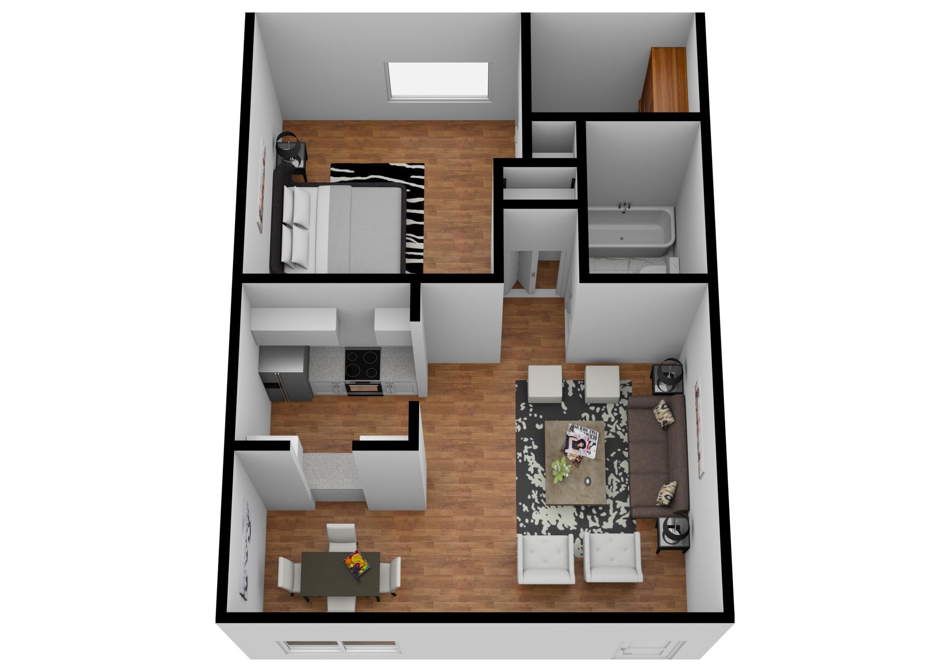 Riverbank – 1 bed, 1 bath, $945